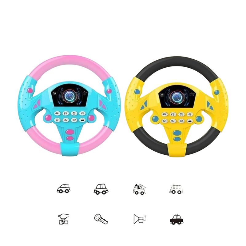 GENERICO - Juguete Volante Simulación Auto Para Niños