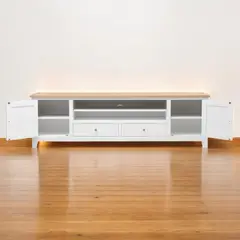 GENERICO - Rack de madera de tv 4 cajones Luxury