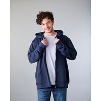 Poleron Hombre Franela con cierre Gorro XV7706