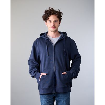 Imagen 2 del producto Poleron Hombre Franela con cierre Gorro XV7706