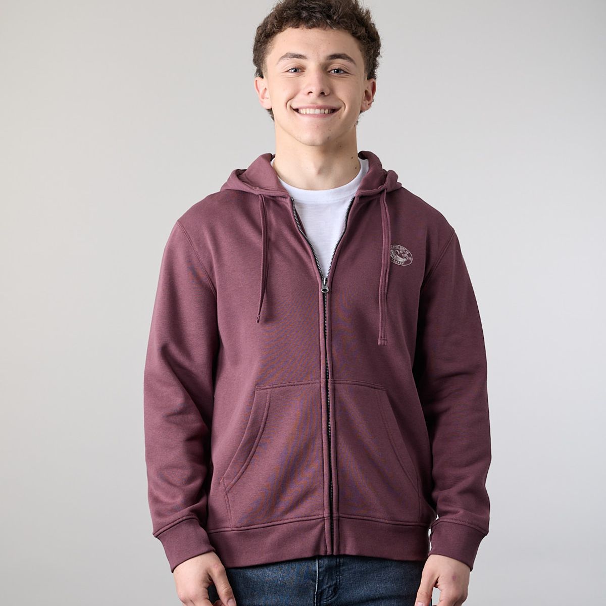 POLEMIC - Poleron Junior Franela con cierre Gorro XV7306 Polemic