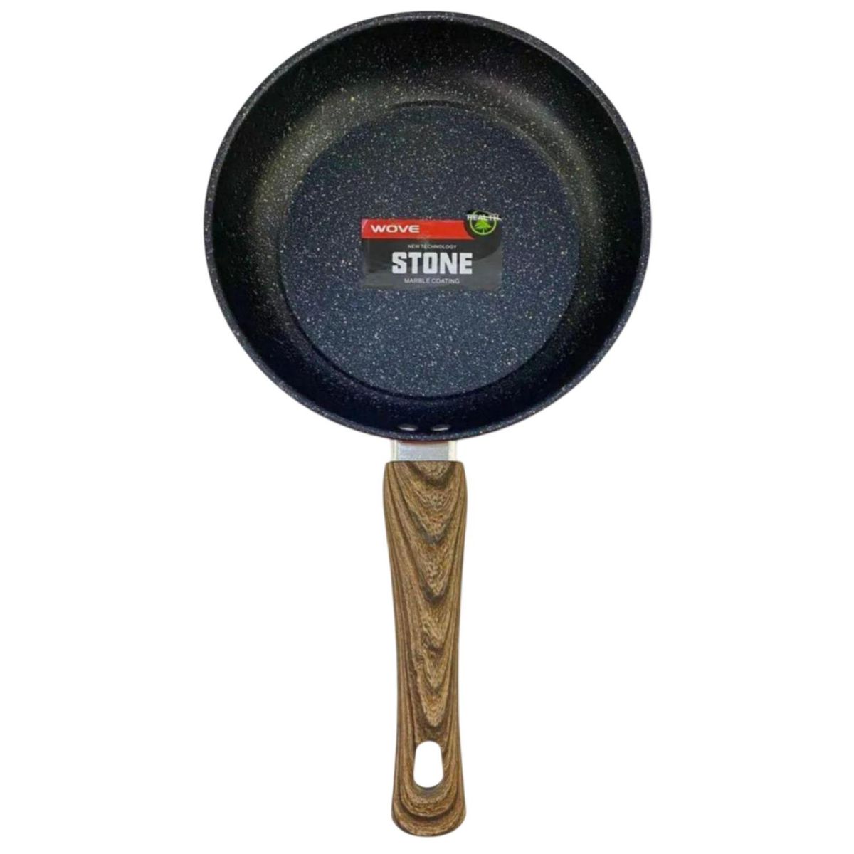 GENERICO - Sarten De Piedra Antiadherente 26cm Con Mango De Madera