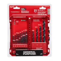 MILWAUKEE - Set de Brocas Thunderbolt Black Oxide 48-89-2801