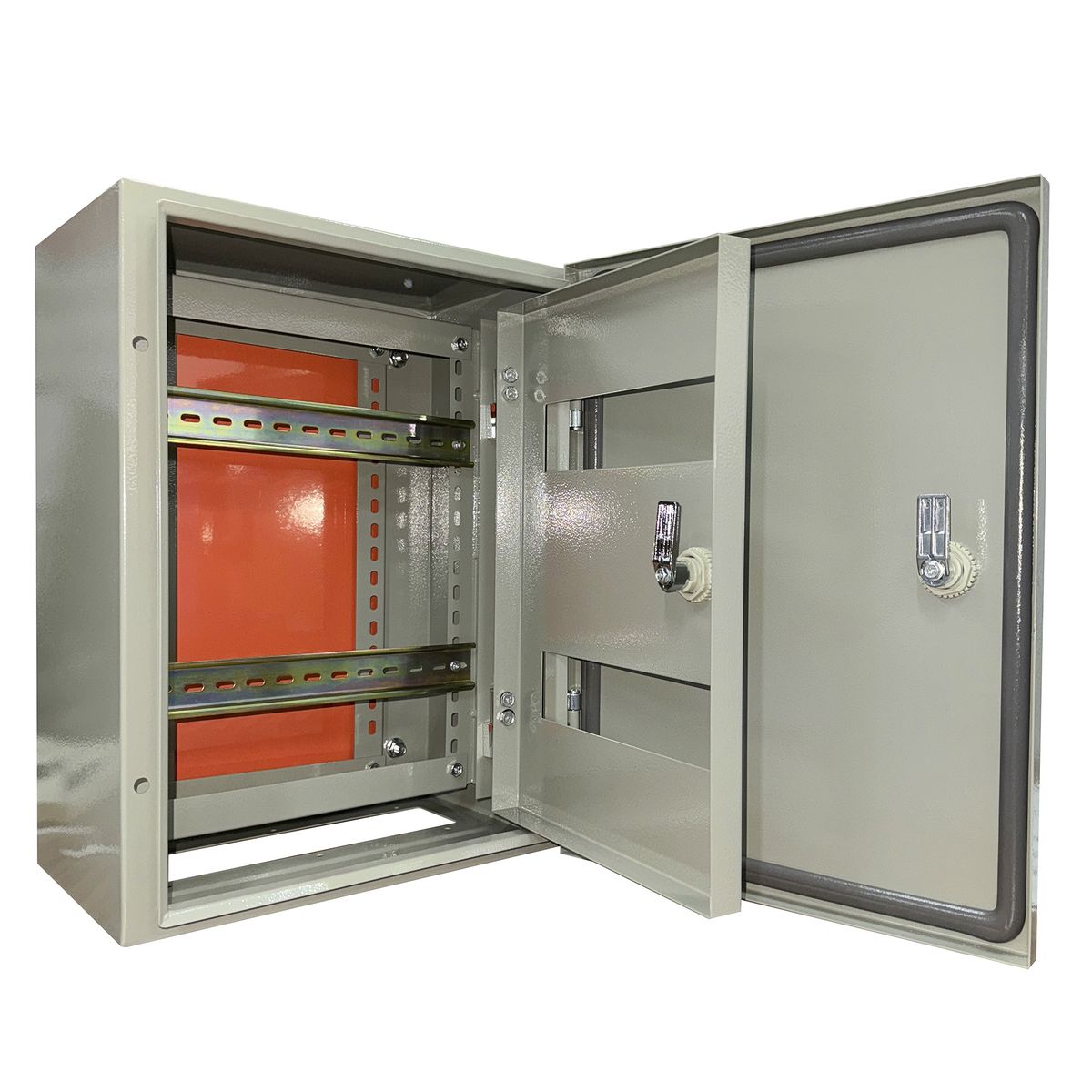 GENERICO - Gabinete Tablero Metálico Eléctrico 400x300x200 1 puerta chasis Ip65