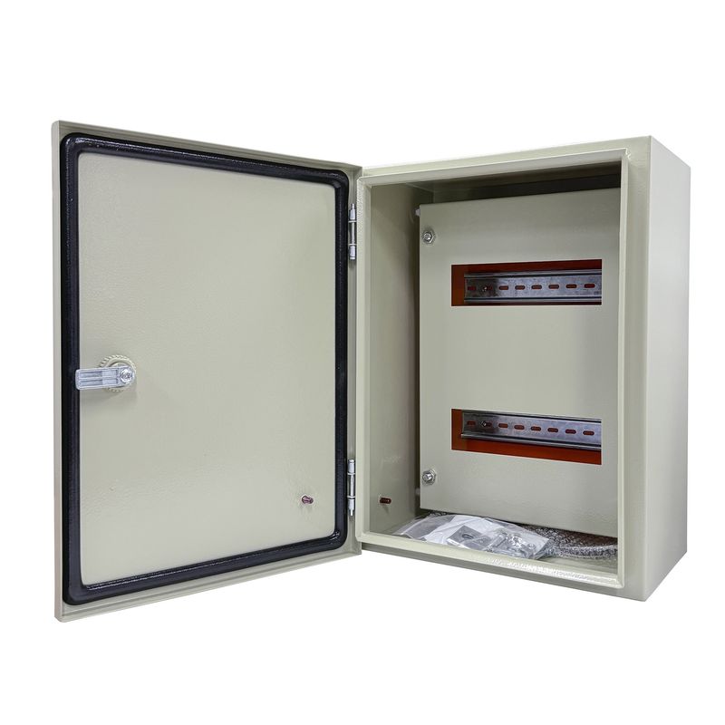 GENERICO - Gabinete Tablero Metálico Eléctrico 400x300x200 1 puerta chasis Ip65