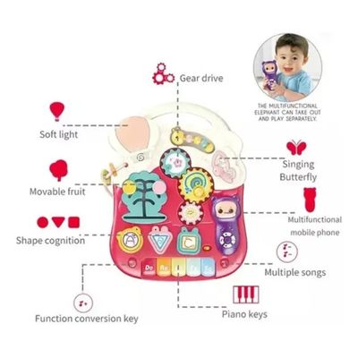 Imagen 2 del producto Caminador Mesa Bici Para Bebe Musical De Juguete 5 En 1