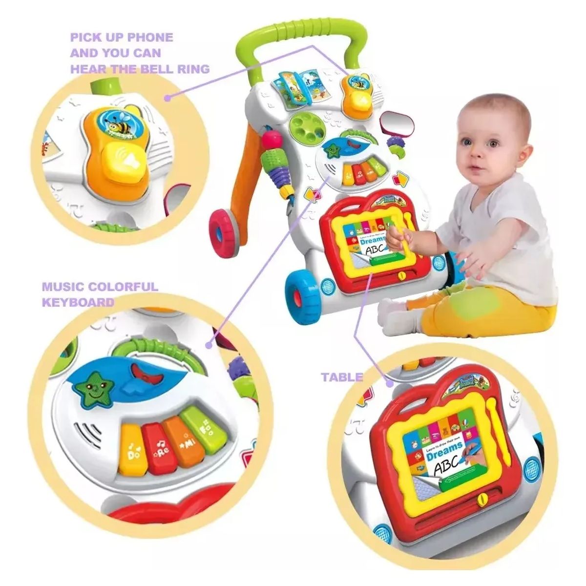 GENERICO - Caminadora Andadera Correpasillos Andador Caminador Bebe