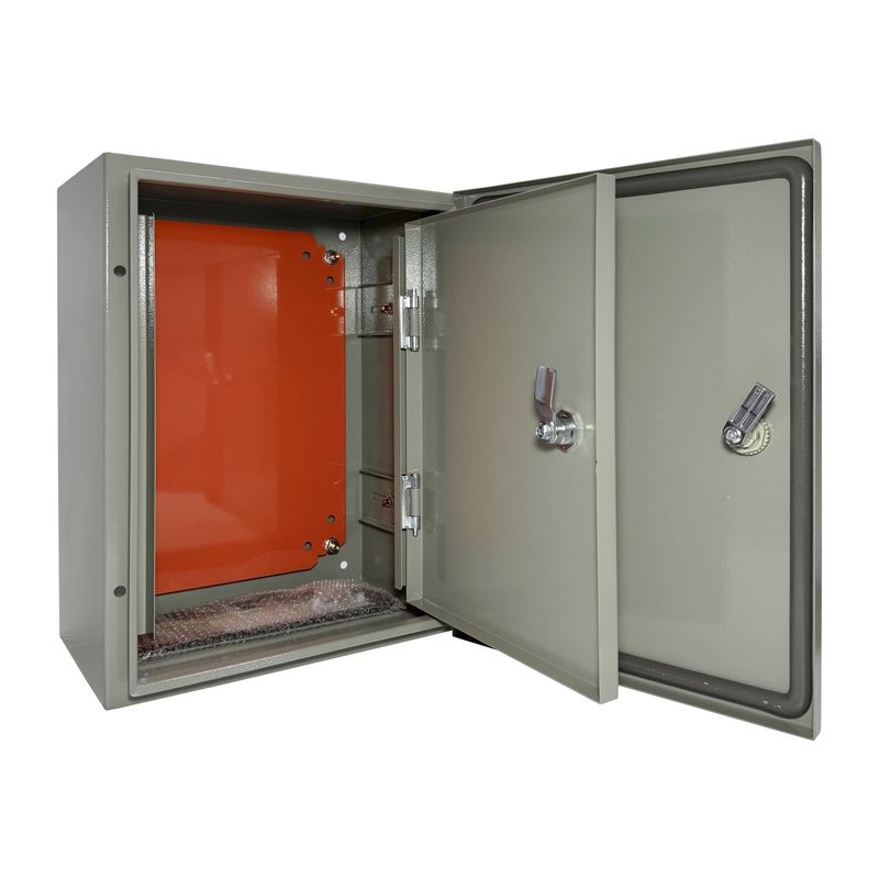 GENERICO - Gabinete Tablero Metálico Eléctrico 400x300x200 2 puerta Ip65