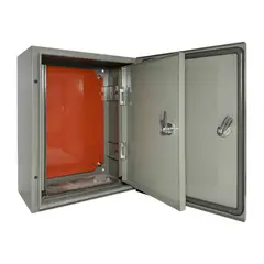 GENERICO - Gabinete Tablero Metálico Eléctrico 400x300x200 2 puerta Ip65