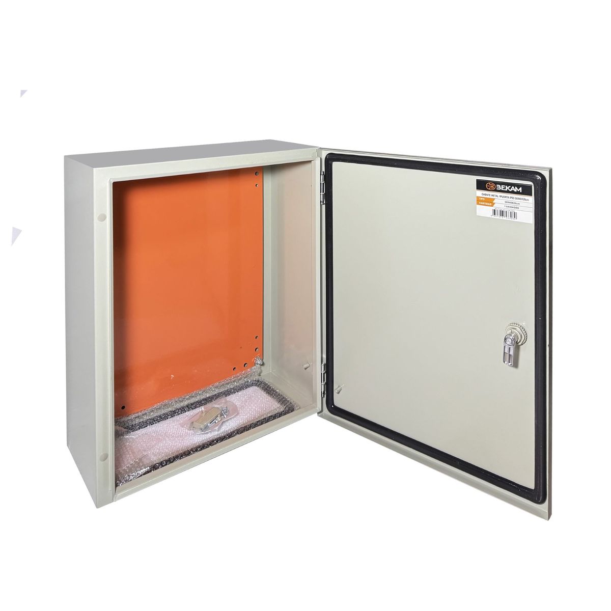 GENERICO - Gabinete Tablero Metálico Eléctrico 500x400x200 1 puerta Ip65