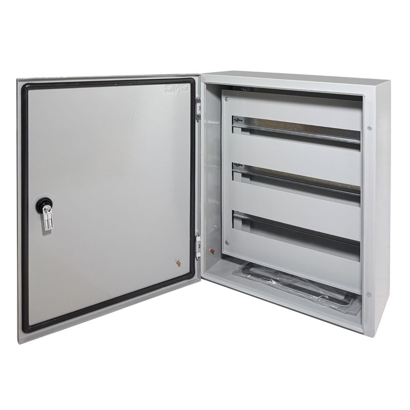 GENERICO - Gabinete Tablero Metálico Eléctrico 500x400x200 1 puerta chasis Ip65
