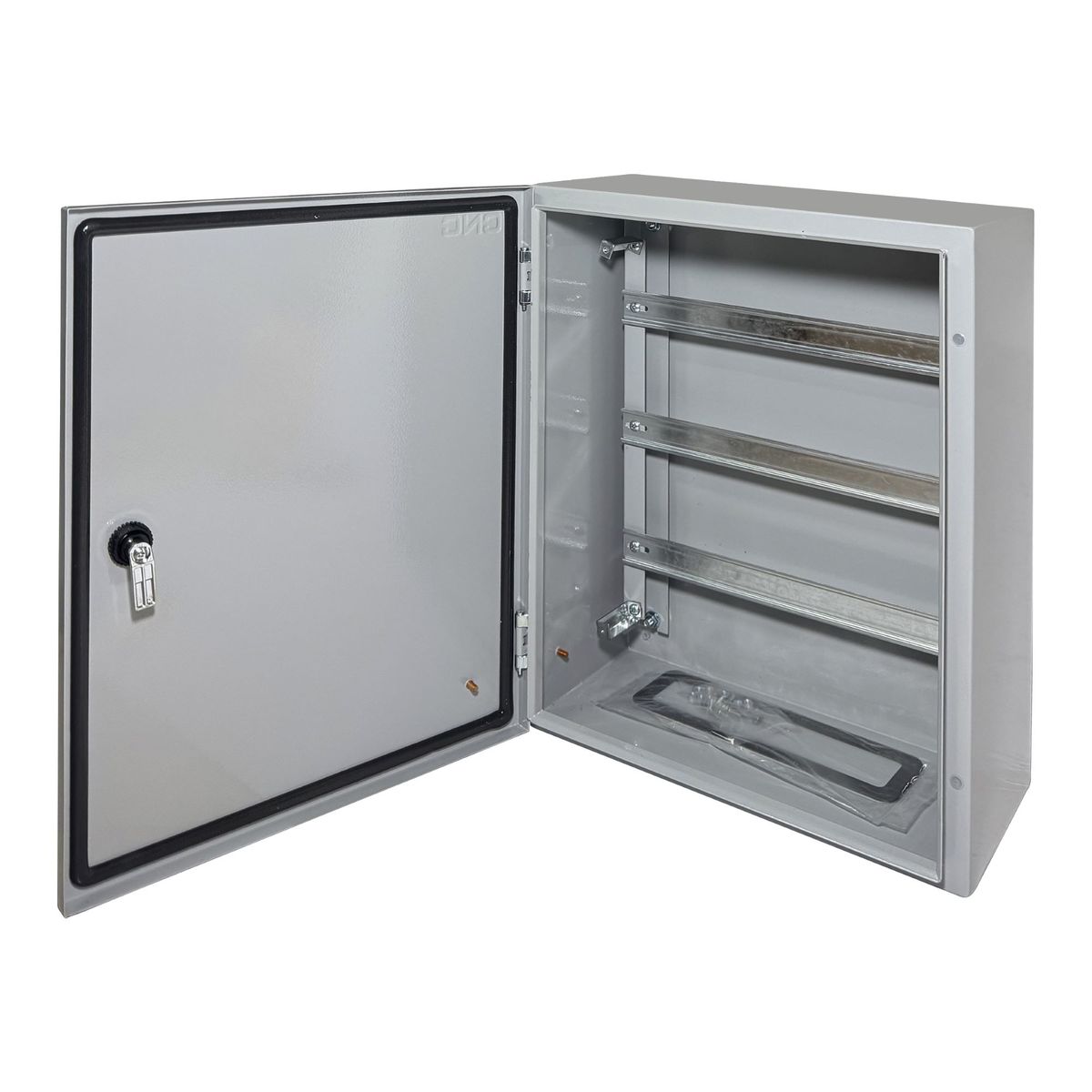 GENERICO - Gabinete Tablero Metálico Eléctrico 500x400x200 1 puerta chasis Ip65