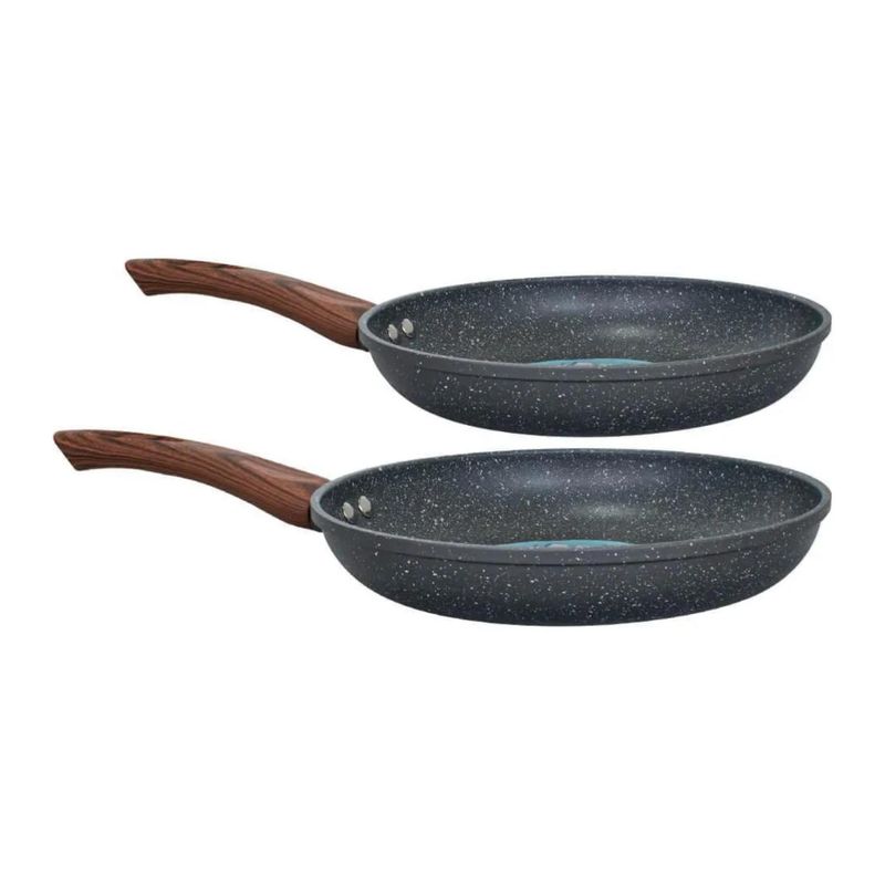 GENERICO - Sarten De Induccion Antiadherente 22cm Con Mango De Madera