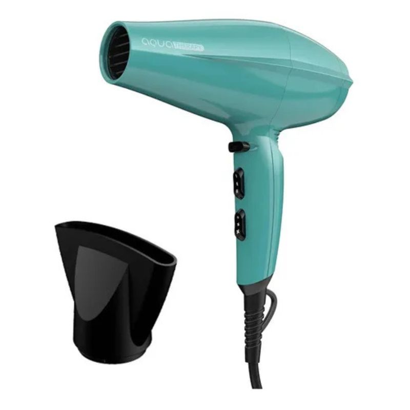 GAMA - Secador De Pelo Gama Brilliant Ceramic Ion Aqua Therapy Color Verde Claro