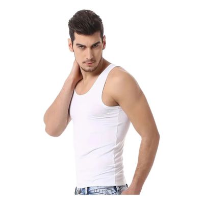 Imagen 2 del producto Pack 3 Camisetas Algodón Sin Manga , Negra, Gris Blanco. 045