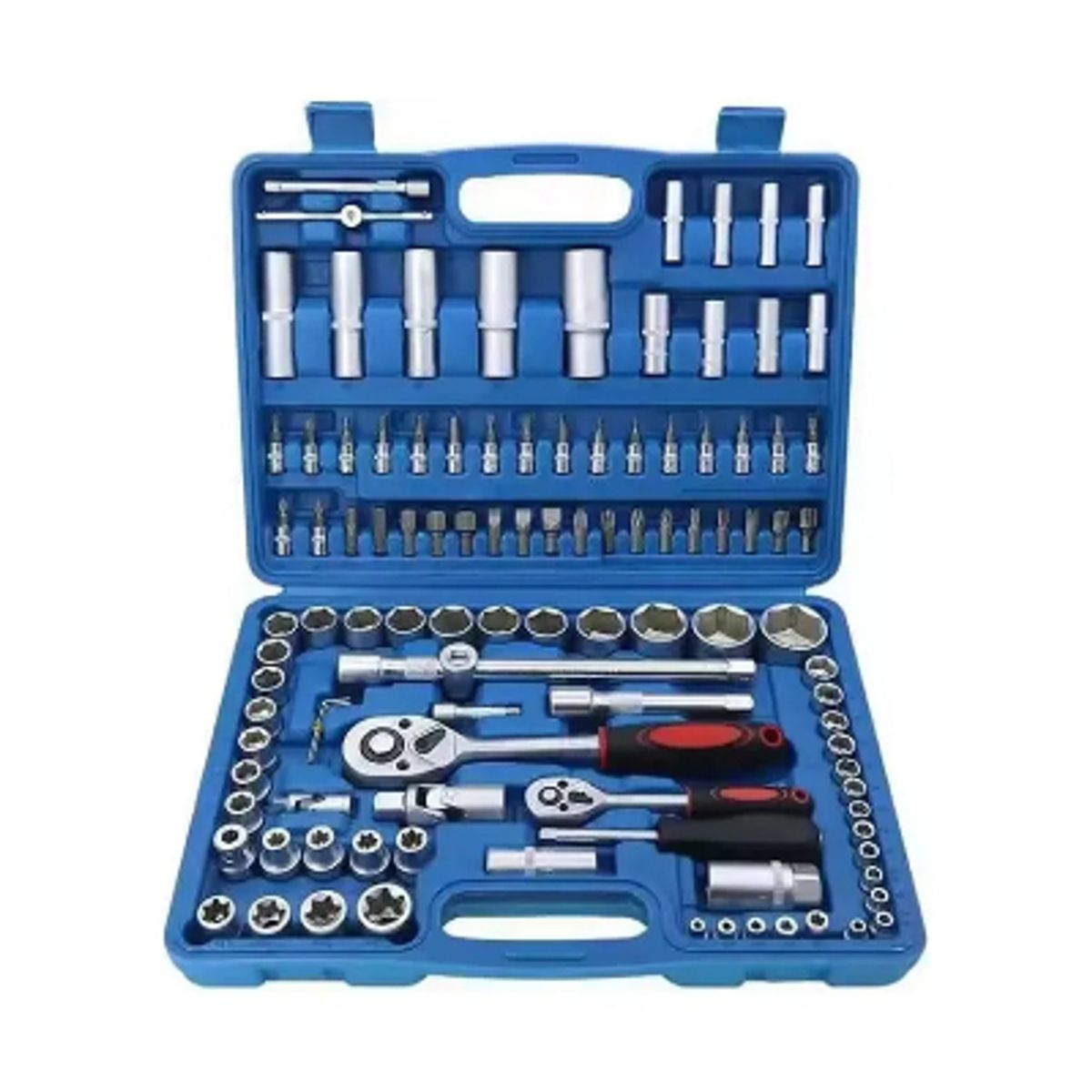 GENERICO - Set De Dados Y Herramientas 108 Pza Azul