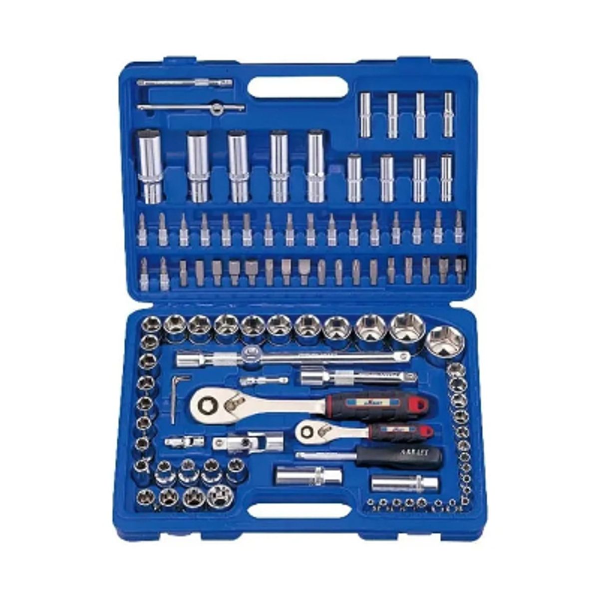 GENERICO - Set De Dados Y Herramientas 108 Pza Azul