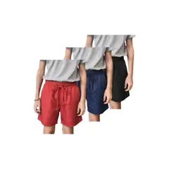 LOOK SHOP - Pack 3 Short Traje De Baño Niños, Juvenil Forro Malla. 504