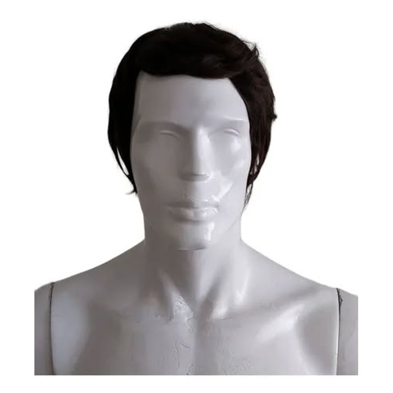 GENERICO - Peluca Recta Para Hombre castaño