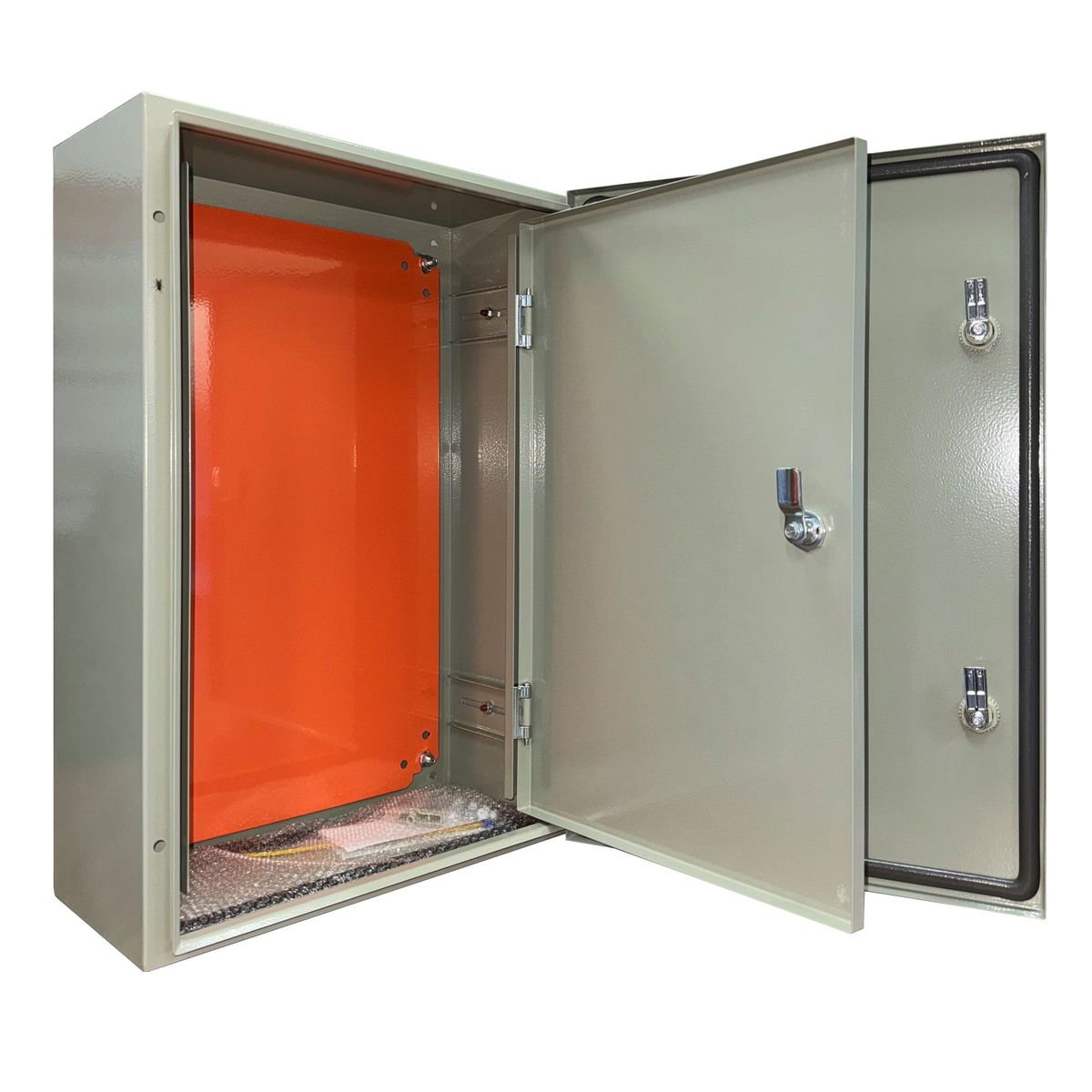 GENERICO - Gabinete Tablero Metálico Eléctrico 600x400x200 2 puerta Ip65