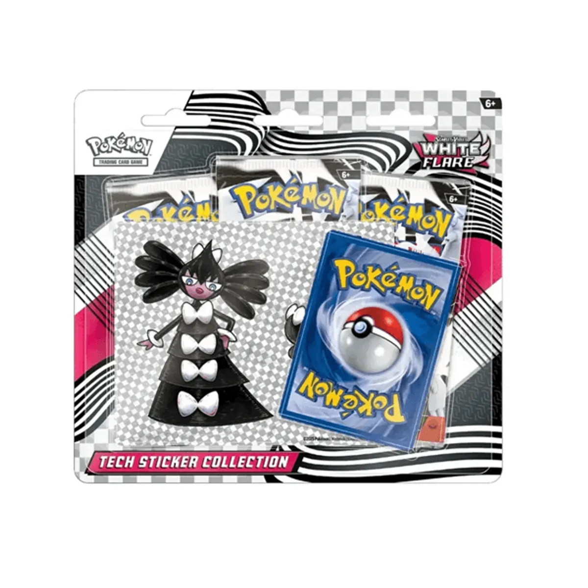 POKEMON - TCG Pokémon White Flare Tech Sticker INGLES