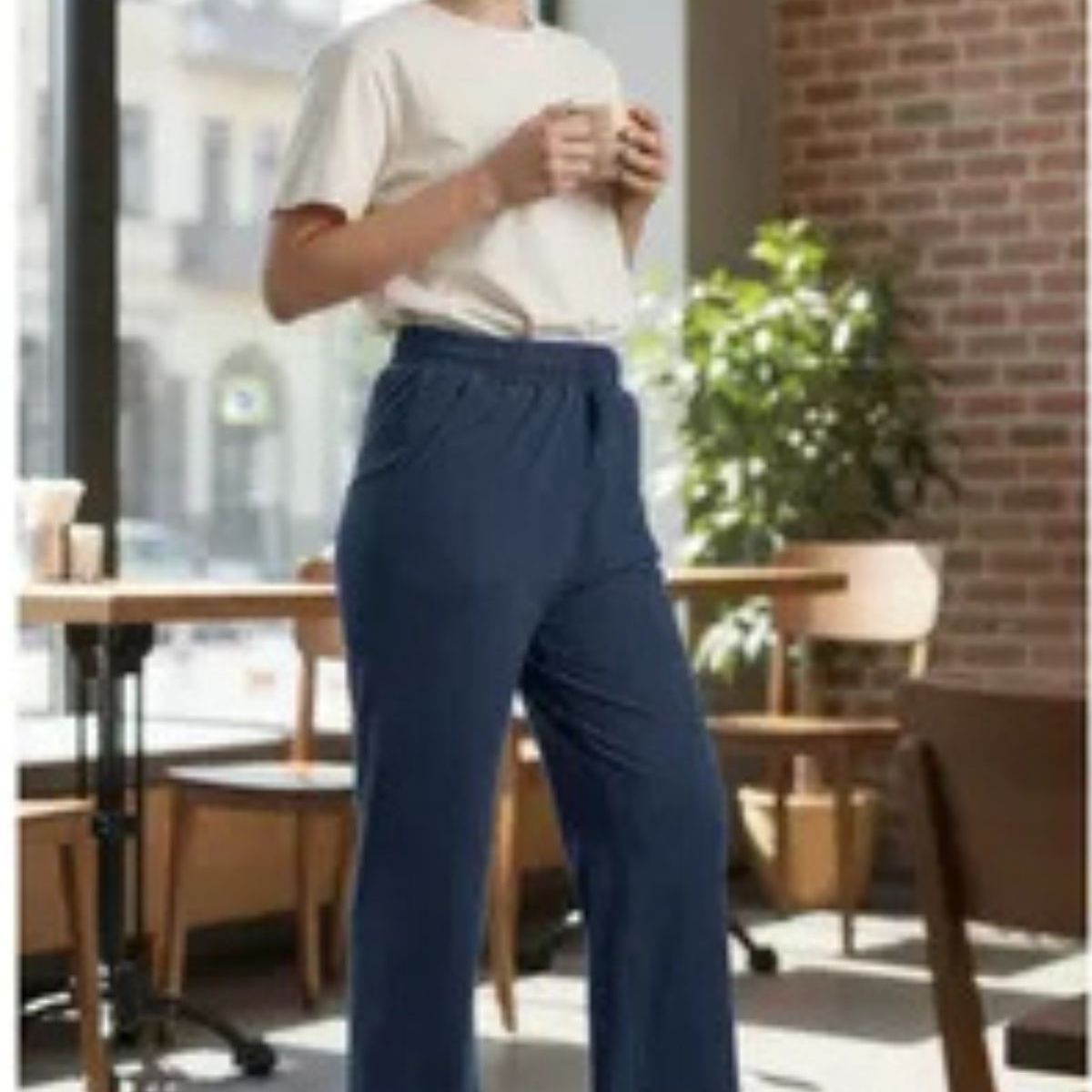 LOOK SHOP - Pantalón Mujer Jogger Tipo Jeans 318