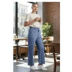 LOOK SHOP - Pantalón Mujer Jogger Tipo Jeans 318