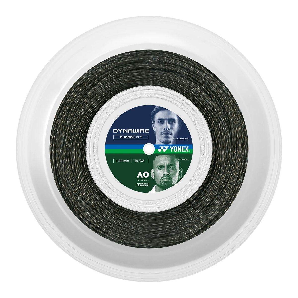 YONEX - Rollo de Cuerda Yonex Dynawire Negro 1.30 - 200m