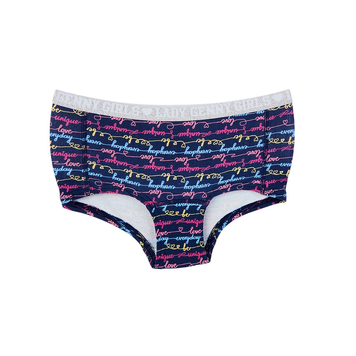 LADY GENNY - Pantaleta Infantil Algodón Con Elástico Glitter