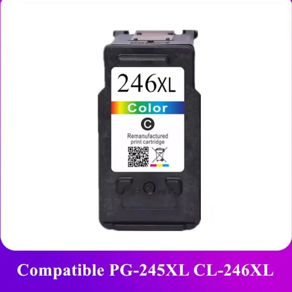 GENERICO - Tinta Cartucho Compatible Pg-245xl Cl-246xl Para Canon Pixma