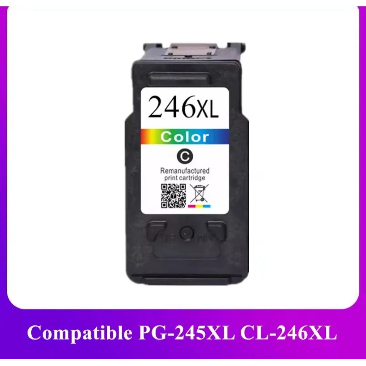 GENERICO - Tinta Cartucho Compatible Pg-245xl Cl-246xl Para Canon Pixma
