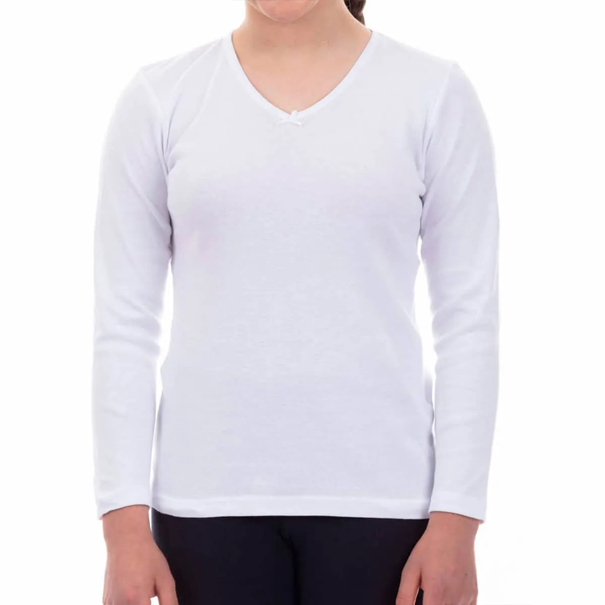 LADY GENNY - Camiseta Manga Larga De Algodón Para Niñas