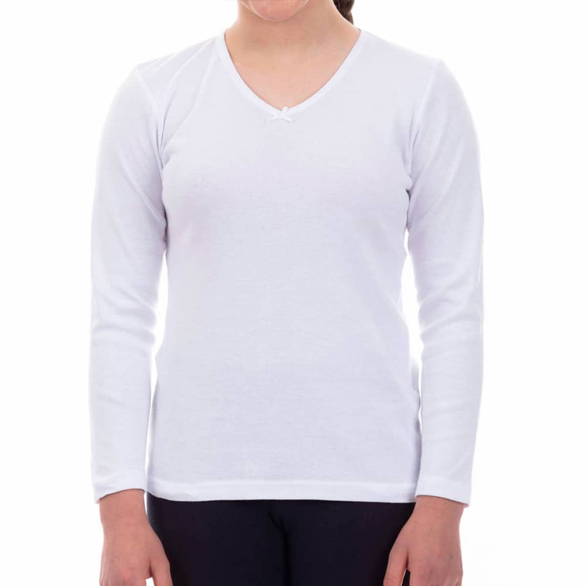 LADY GENNY - Camiseta Manga Larga De Algodón Para Niñas