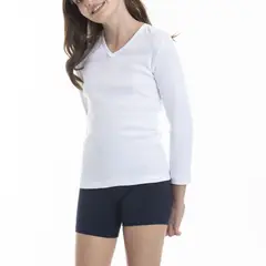 LADY GENNY - Camiseta Manga Larga De Algodón Para Niñas