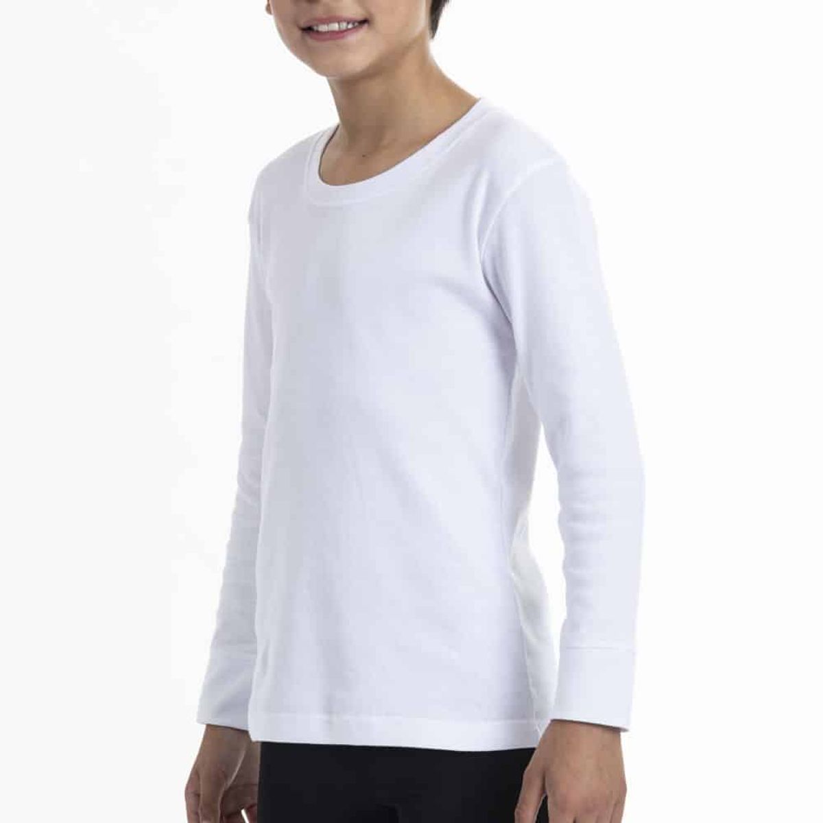 LADY GENNY - Camiseta Cotton Rib Manga Larga Niño