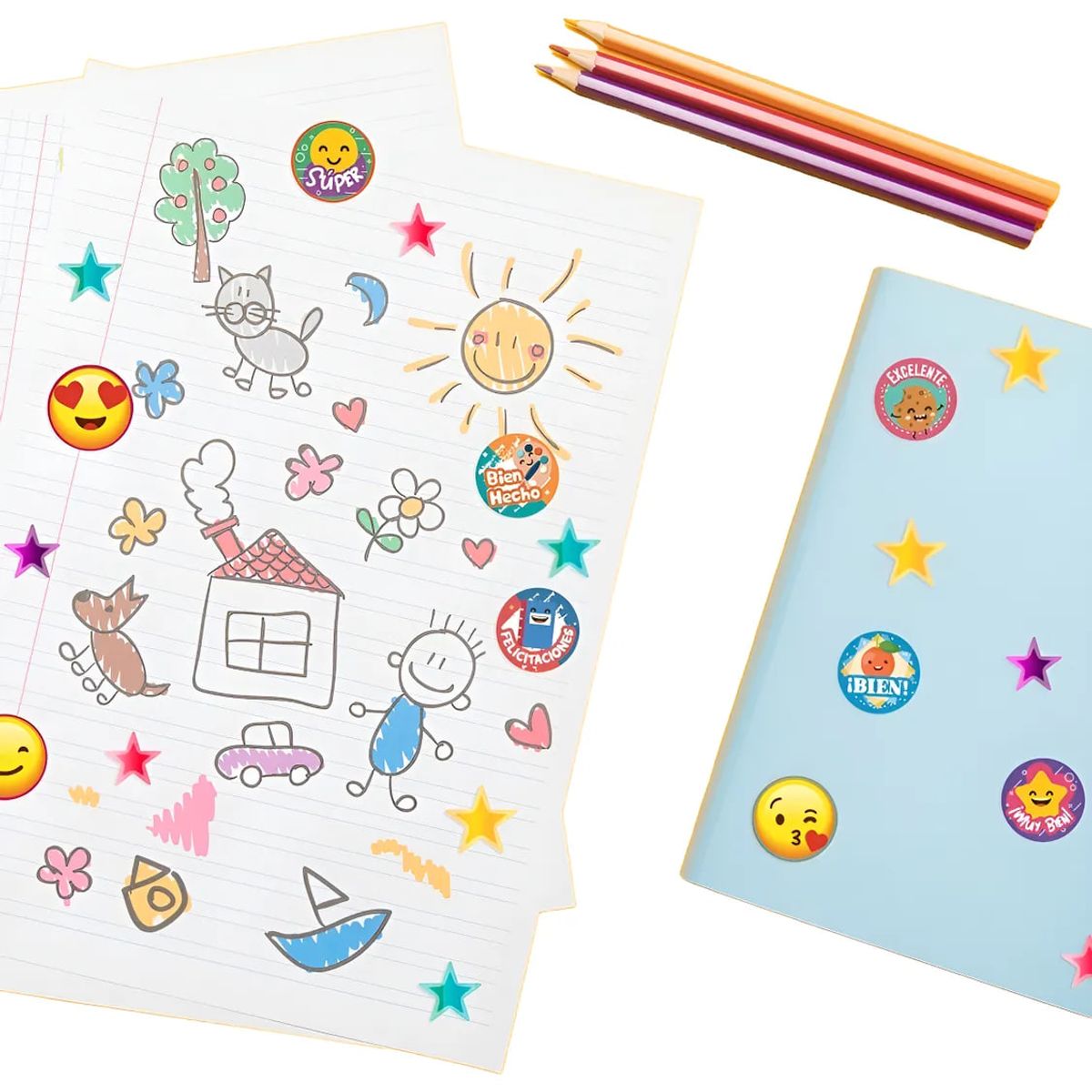 ADETEC - Sticker Motivacional Escolar Diseño Incentivo Inglés Adetec