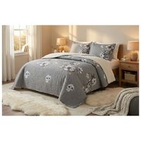 Cubrecama Sherpa 2 Plazas - Catrina Rosas M962