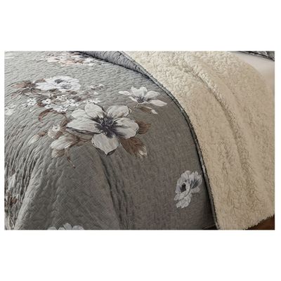 Imagen 2 del producto Cubrecama Sherpa 2 Plazas - Catrina Rosas M962