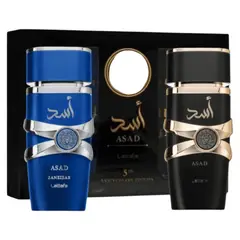 LATTAFA - Asad Edp 100ml + Asad Zanzibar Edp 100ml Set Hombre