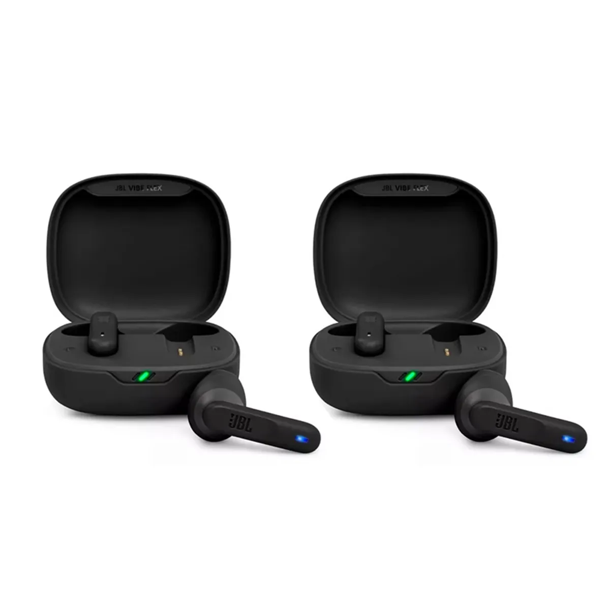 JBL - Set 2 De Audífonos Bluetooth Jbl Wave 300 Vibe  Tws Negro