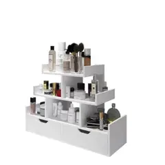 GENERICO - Organizador Flotante De Cosméticos Y Accesorios 3 Niveles SKU. CF