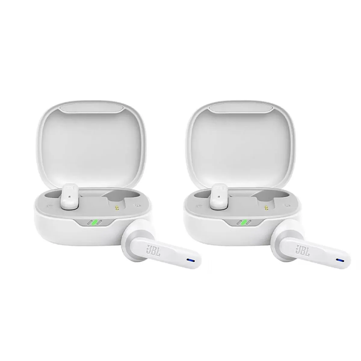 JBL - Set 2 De Audífonos Bluetooth Jbl Wave 300 Vibe  Tws Blanco