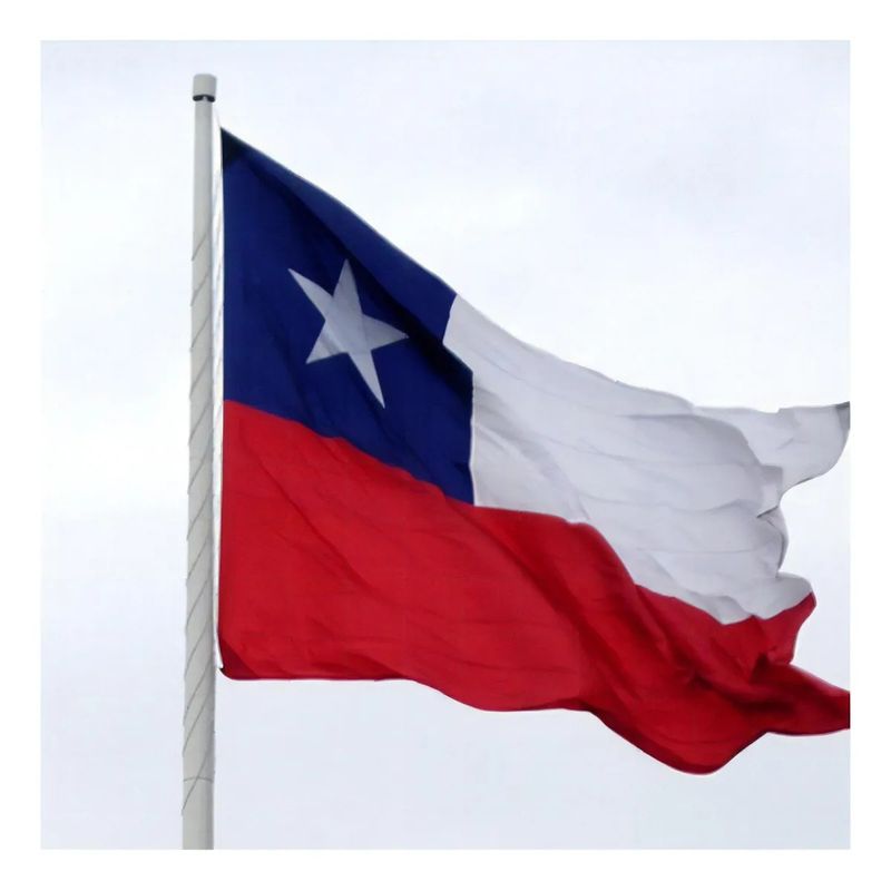 GENERICO - Bandera Chile Chilena Patria 120x180 Cm