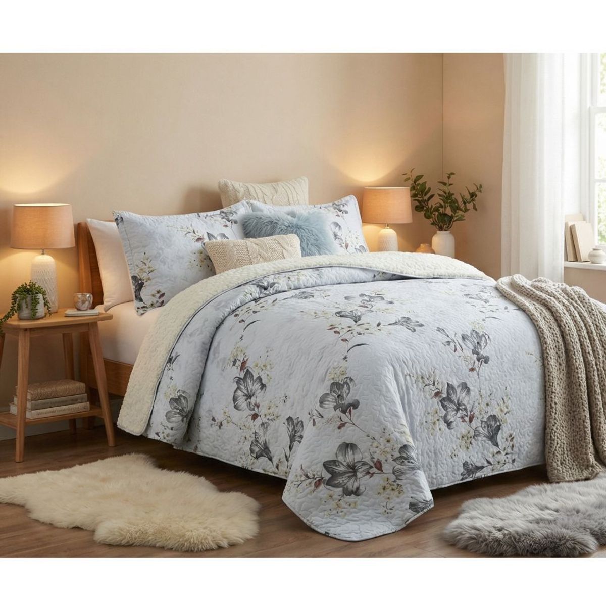 GENERICO - Cubrecama Sherpa King - Floripa M965