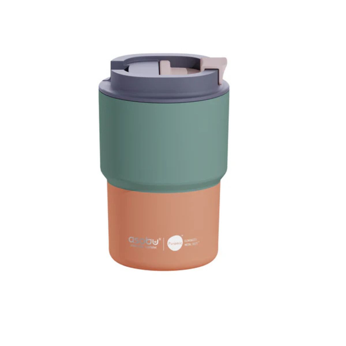 ASOBU - Taza Termica Coffee Express, Asobu, Verde Pastel , 360 ml