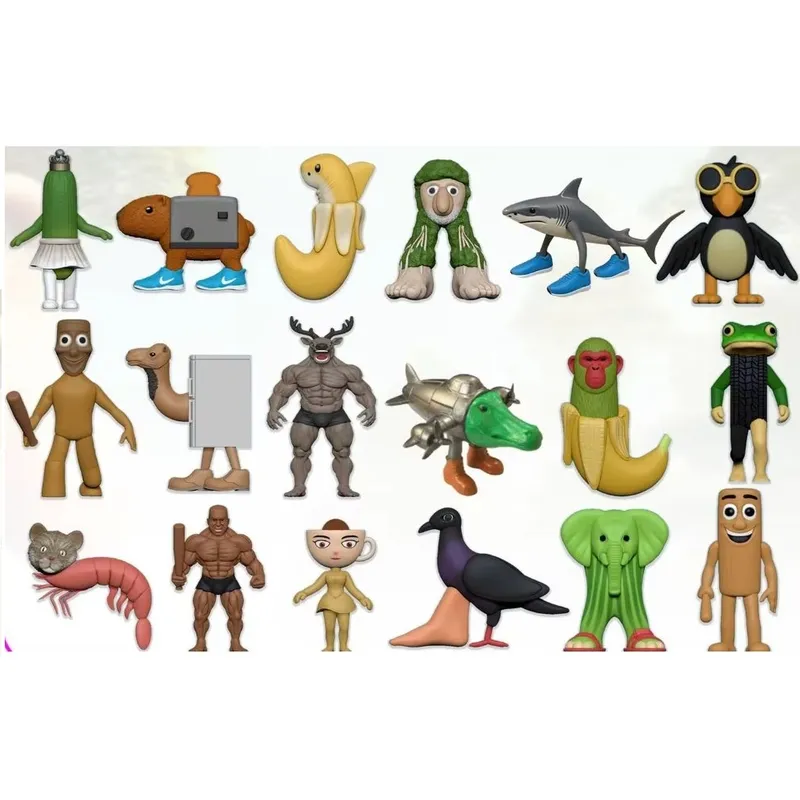 GENERICO - Set De 18 Figuras Brainrot Colección Gran Tamaño