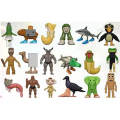 GENERICO - Set De 18 Figuras Brainrot Colección Gran Tamaño