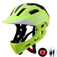 Casco Integral Infantil Bici 2 En 1 Slight Verde