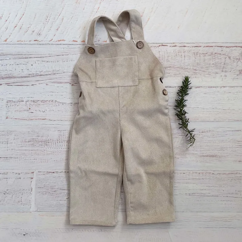 WAWA BABY DESIGN - Jardinera Wawa Martin Beige Algodón