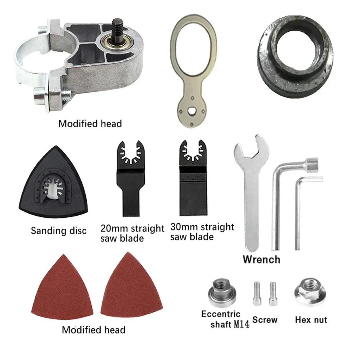 GENERICO - Adaptador De Esmeril Amoladora 115mm Multiusos  Oscilante
